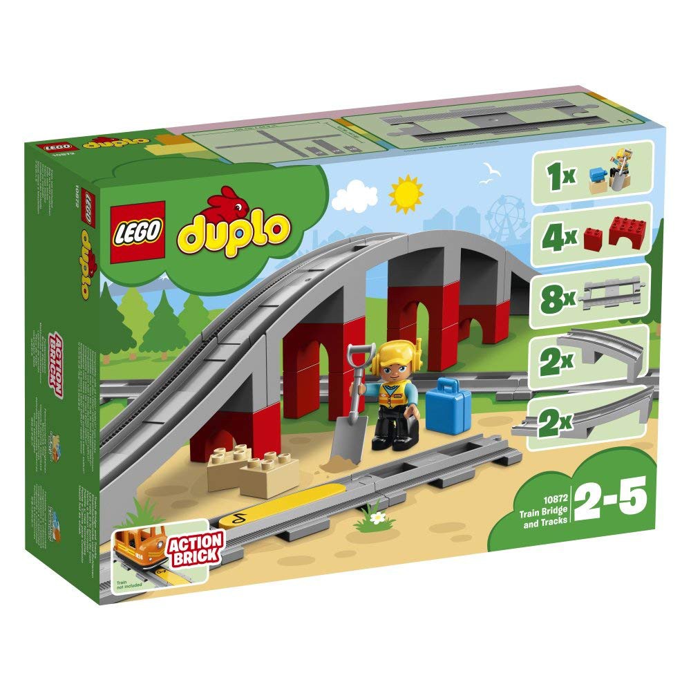 ||一直玩|| LEGO 10872 鐵路橋與鐵軌 (DUPLO) 得寶