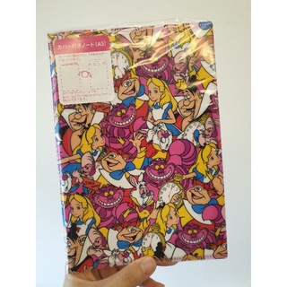 東京迪士尼愛麗絲夢遊仙境筆記本＋保護套