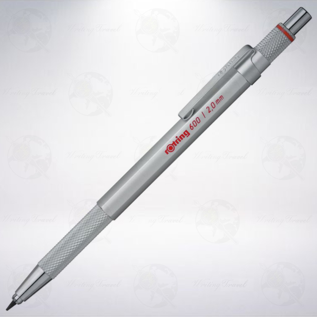德國 紅環 rOtring 600 2.0mm 自動鉛筆: 銀色/Silver