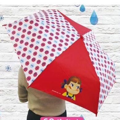 【日本帶回】 絕版 稀有 PEKO 不二家 FAMILY CLUB 限定贈品 牛奶妹 摺疊 雨傘 折傘
