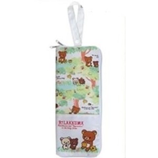 車之嚴選 cars go 汽車用品【RK23】日本 Rilakkuma 懶懶熊/拉拉熊 雨傘套 雨傘袋 雨傘收納(短傘)