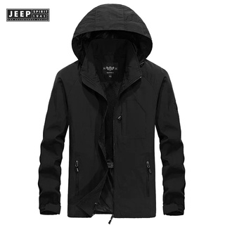 Jeep SPIRIT 1941 ESTD 男士防水夾克