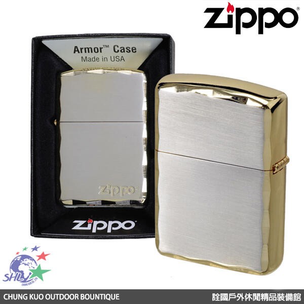 Zippo 日系 徽標 SG 金色 / Armor CASE(ZP656) 【詮國】