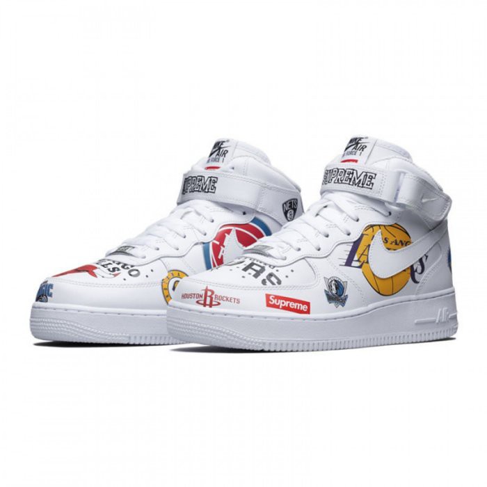 air force 1 supreme nba white