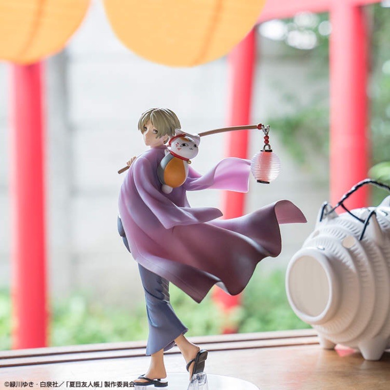 全新現貨代理版一番賞夏目友人帳 祭典的貓咪老師 A賞夏目貴志 貓咪老師模型 蝦皮購物