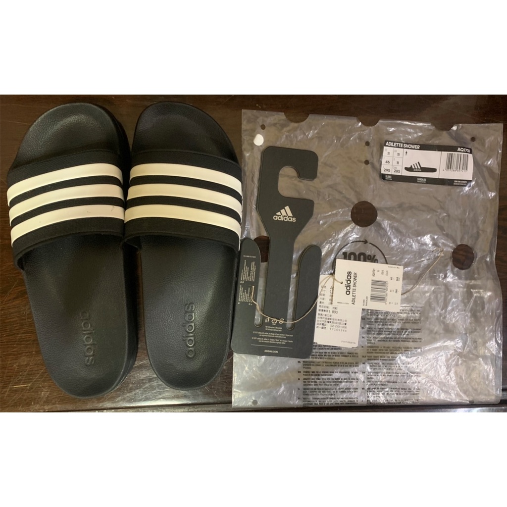 ADIDAS 男拖鞋 ADILETTE CLOUDFOAM AQ1701 愛迪達 防水拖鞋 運動拖鞋 29CM US11