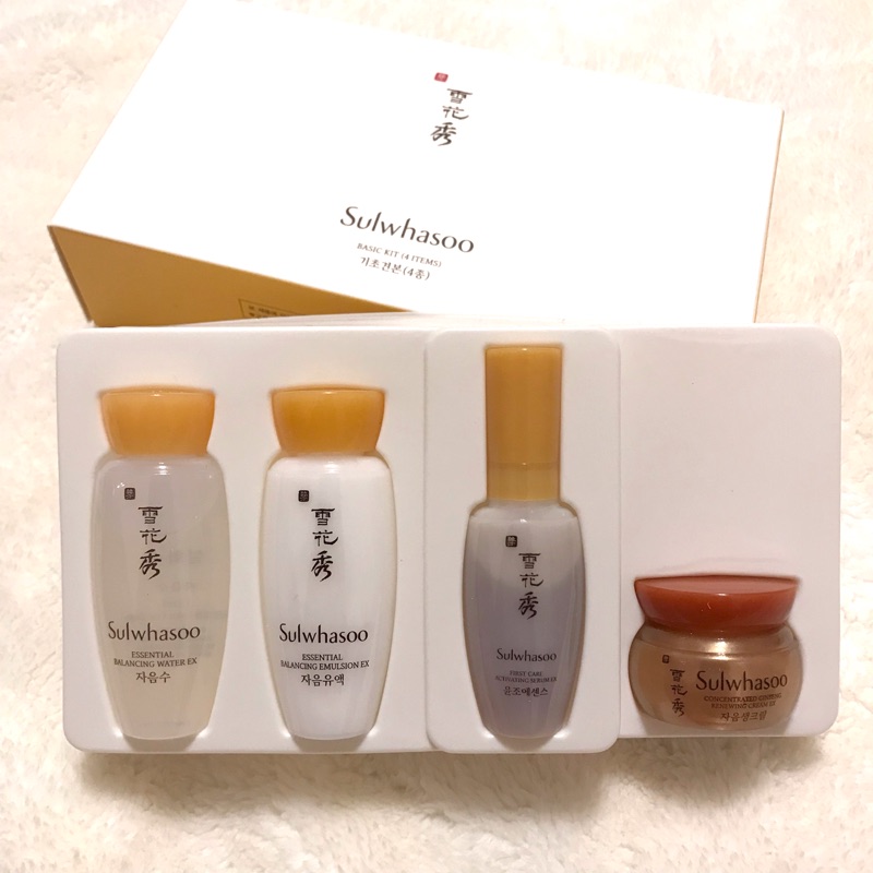 Sulwhasoo雪花秀 基礎精萃四件組BASIC KIT(4 ITEMS)