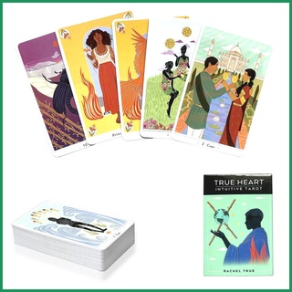 True Heart Intuitive Tarot Oracle Card 占卜紙牌遊戲芋頭甲板迷人有趣的新愛