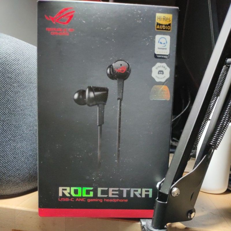 rog cetra usb anc gaming headphone電競主動降噪耳機 二手9.5新