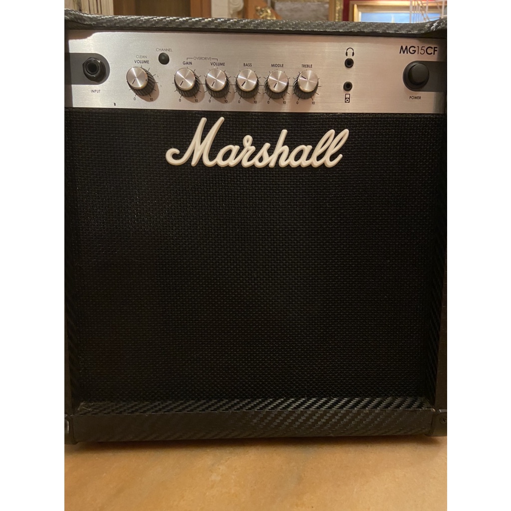 英國品牌Marshall MG15CF 15瓦電吉他音箱 二手九成新