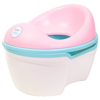 《凱西寶貝》vivibaby 舒適型 PU軟質三合一便器 ( 粉紅色 ) 臺灣製