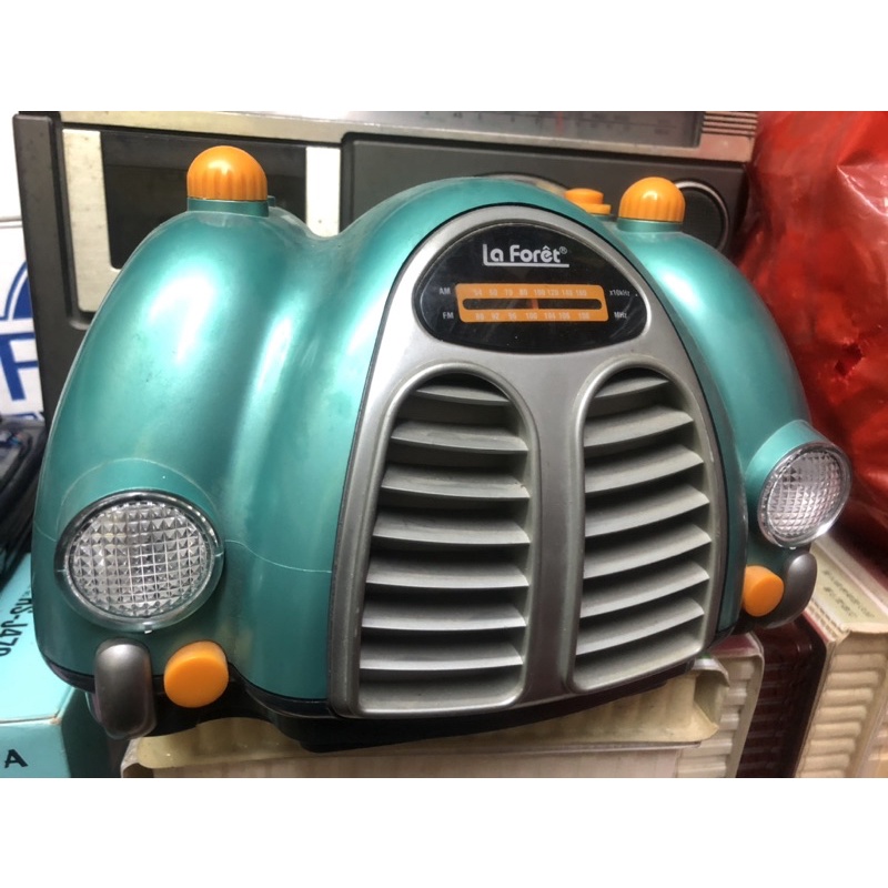 復古汽車造型車頭收音機零件機出售