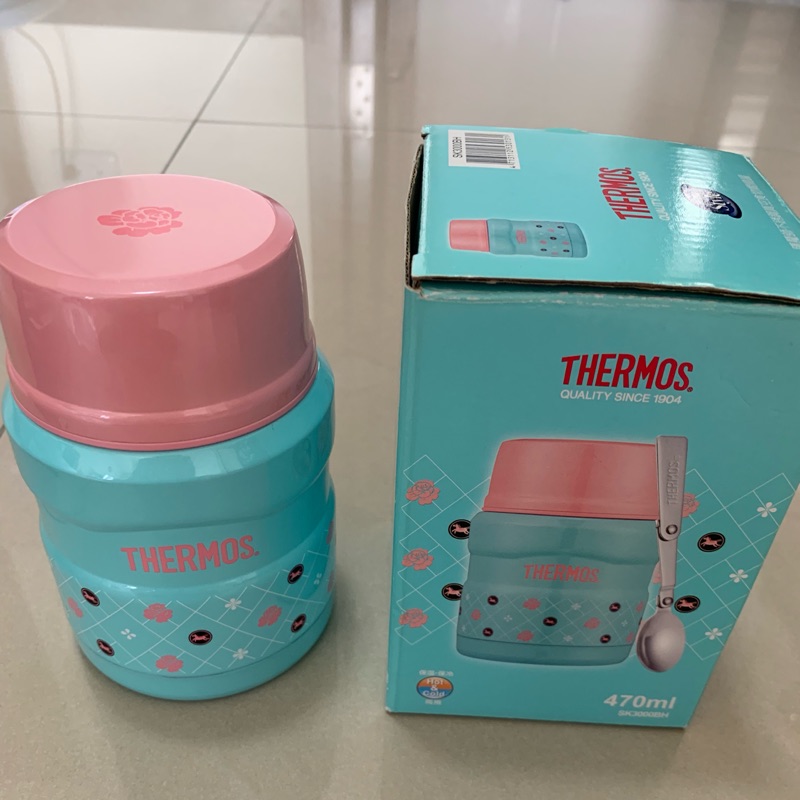 THERMOS 膳魔師 不鏽鋼真空燜燒食物罐/保溫罐/悶燒罐 470ml