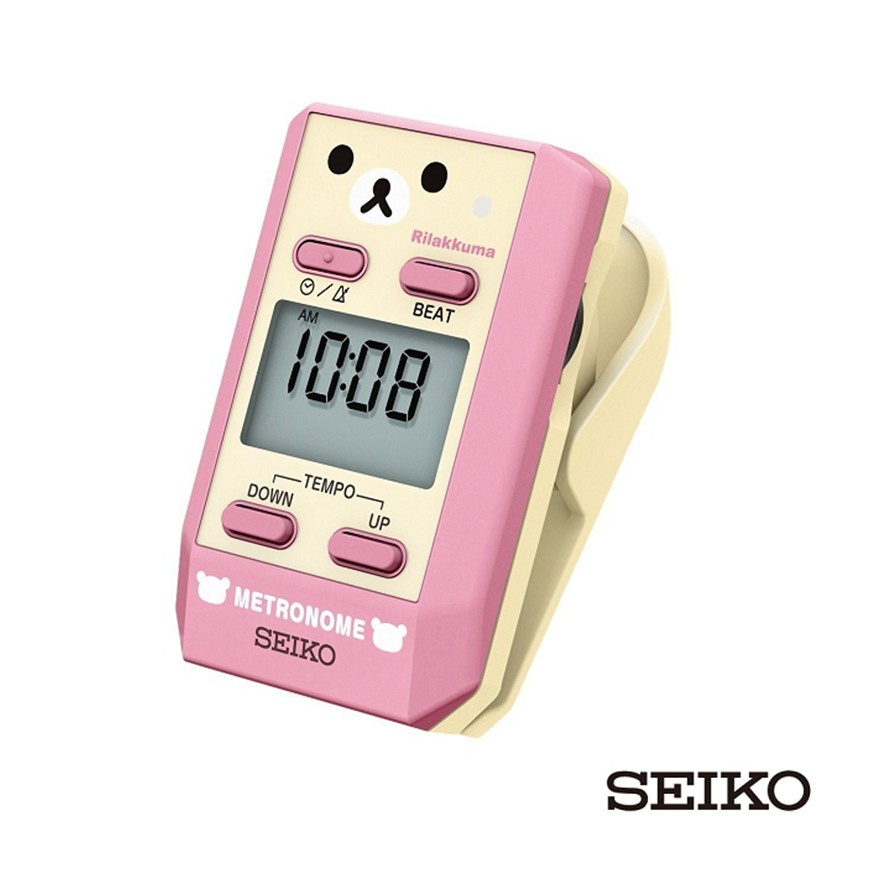 SEIKO DM51 拉拉熊 夾式節拍器 譜夾型節拍器 電子節拍器 原廠正品 公司貨保固 日本 [唐尼樂器]