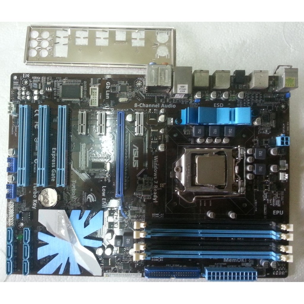 ASUS P7H55 +I5 650 (LGA：1156) 主機板