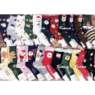 聖誕襪 現貨 韓國襪子 聖誕節交換禮物 情侶襪 聖誕禮物 聖誕老公公 雪人 正韓 韓襪 中筒襪 長襪 現貨聖誕襪