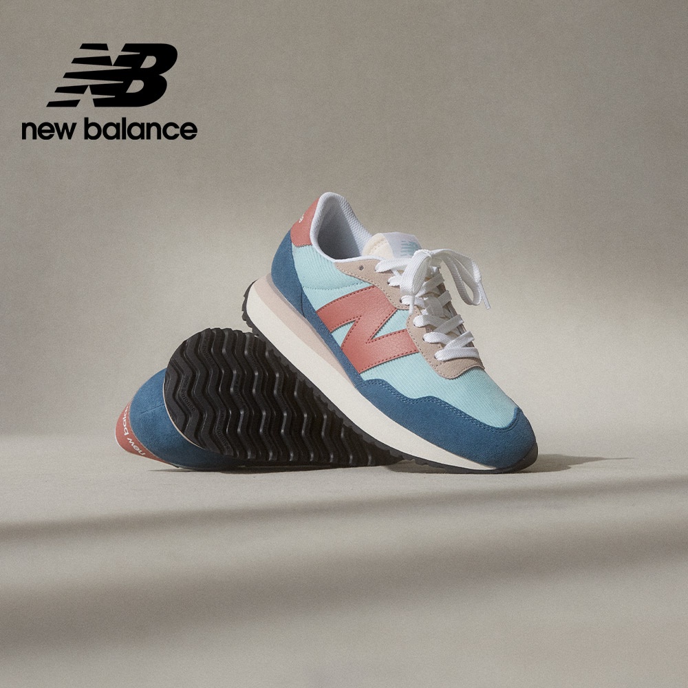 【New Balance】 NB 復古運動鞋_女性_粉藍綠_WS237WA1-B楦 237