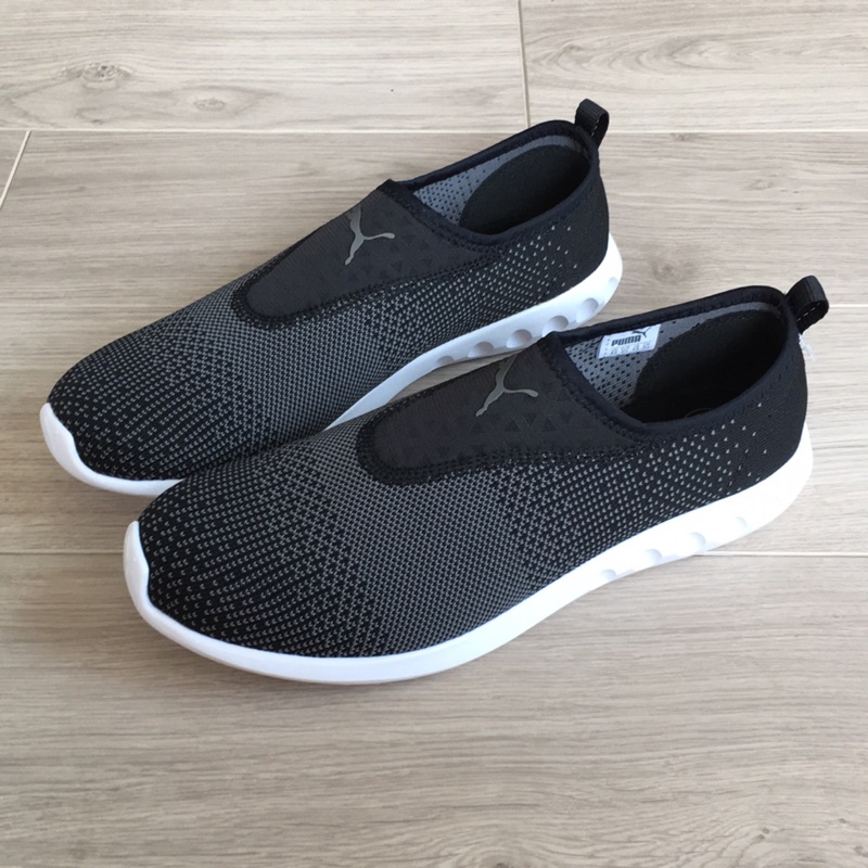 《TNT》PUMA Carson 2 Slip-On 男 輕便 透氣 舒適 襪套式 編織休閒鞋 黑白 19034501