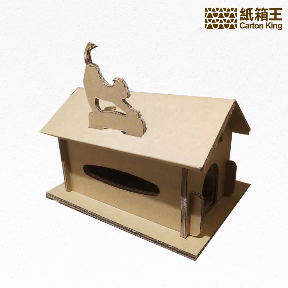 【紙箱王】DIY貓咪面紙盒 居家生活 獨特設計 創意面紙盒