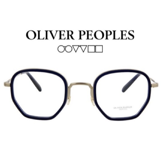 Oliver Peoples 光學眼鏡 40 30th 5236 (藍/金) 文青風百搭 光學鏡框【原作眼鏡】