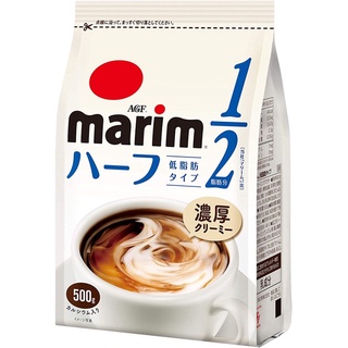 日本 AGF Marim 奶精粉 低脂1/2 咖啡必備 500g