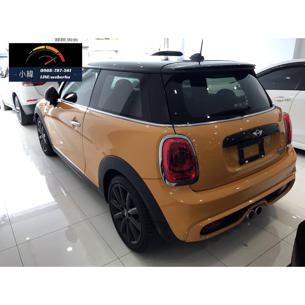 Mini 14年黃mini Cooper S 中古車二手車 蝦皮購物