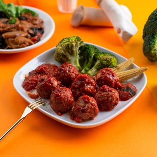 【蘭揚食品】義式番茄素肉丸200g/包-全素 植物肉 蔬食/素食 料理包/調理包