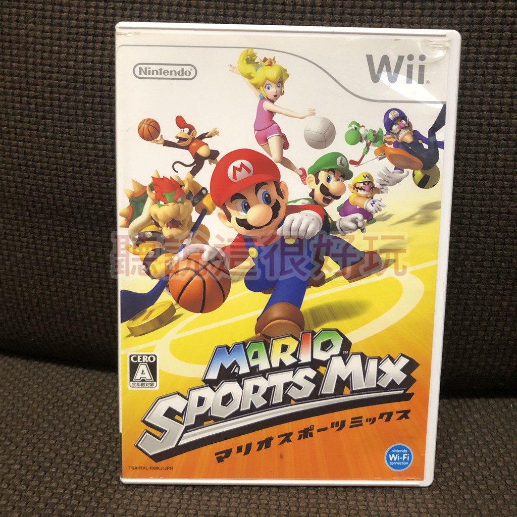 現貨在台 Wii 瑪利歐綜合運動 MARIO SPORTS MIX 瑪莉歐 瑪利歐 馬力歐 遊戲 42 V151