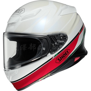 瀧澤部品 日本 SHOEI Z-8 全罩安全帽 NOCTURNE TC-4 白紅綠 低風切降噪 輕量 小帽體 Z8 通勤