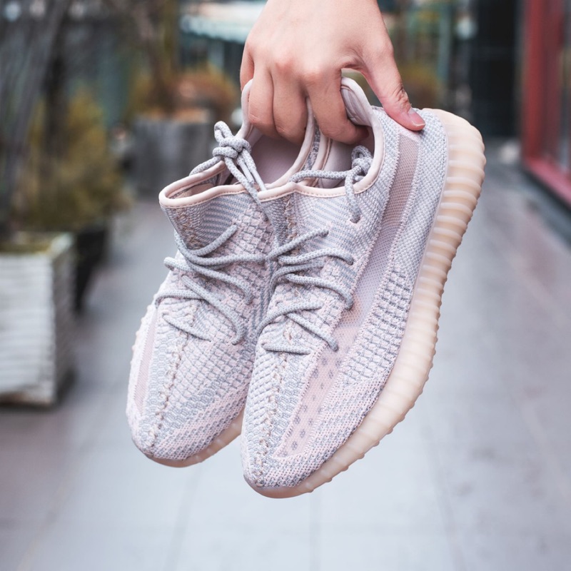 Adidas yeezy boost 350 synth 粉天使
