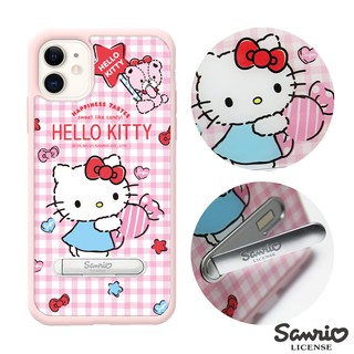 三麗鷗 Kitty iPhone 11 & 11 Pro & 11 Pro Max 防摔立架手機殼-鄉村凱蒂
