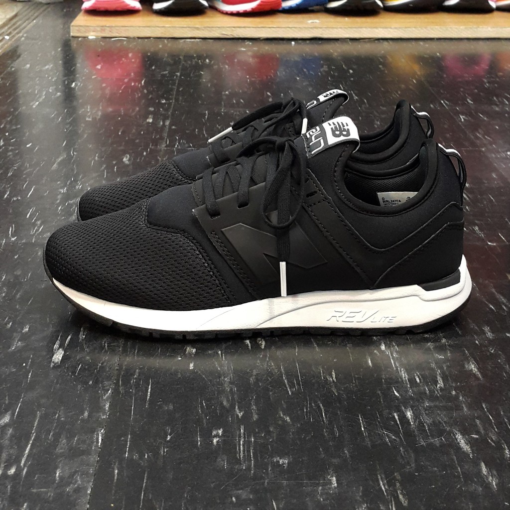 new balance nb 247 WRL247FA 黑色 全黑 黑白 網布 襪套 慢跑鞋