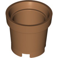 磚家 LEGO 樂高 中間牛奶糖色 Container 容器 Bucket 花瓶 桶子 水桶 2x2x2 18742