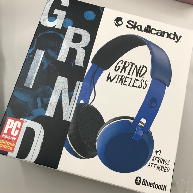 全新 Skullcandy 無線藍芽耳機 藍色 Grind Wireless S5GBJW-546 無線耳機