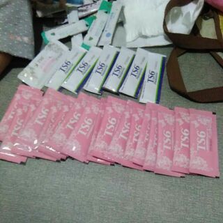 TS6 Q彈青春膠原 膠原蛋白粉 plus+試喝包 體驗包.TS6 護一生 - 私密護膚柔濕巾 市價69元