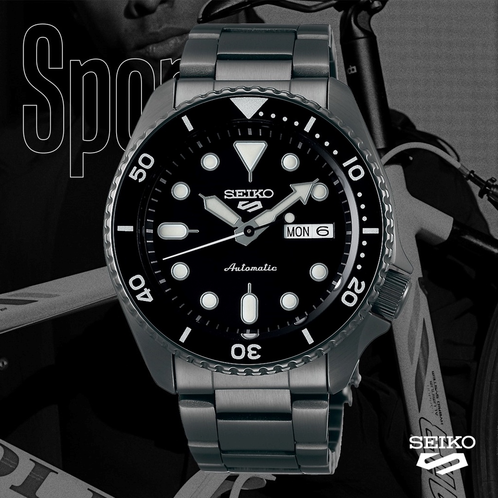 SEIKO 精工 5 Sports 系列 黑潮機械錶(4R36-07G0SD/SRPD65K1)