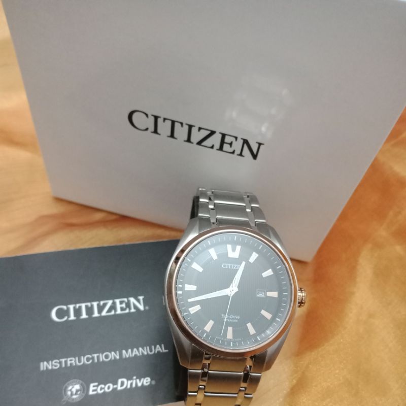 citizen光動能錶錶 全鈦合金 鈦金屬錶帶