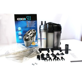 墨耘水族 EDEN 伊登 迷你圓筒 511 外接過濾器 600L/H 圓桶過濾器 F-E511