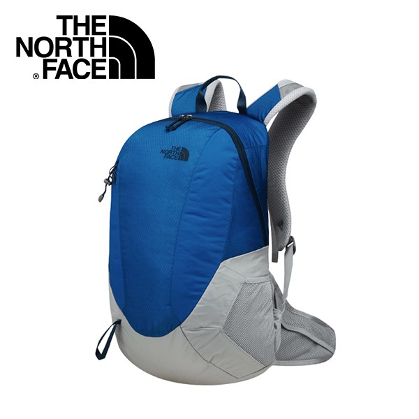【The North Face 24L 輕量多功能背包 藍/灰】 NF00CWU1/輕量背包/後背包/背包/悠遊山水