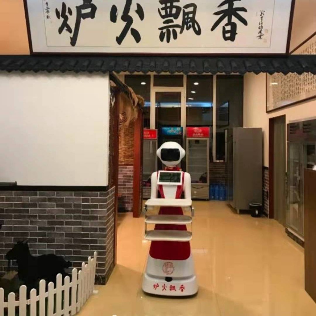【Cute蒂朵咔*】餐廳送餐機器人傳菜迎賓送菜上菜機器人