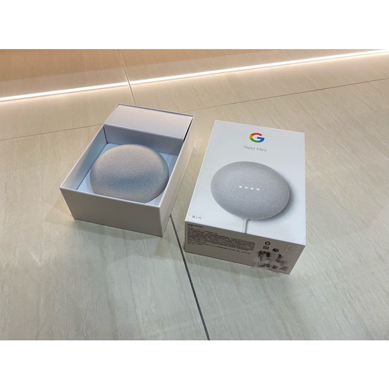 拆封近全新 Google Nest Mini 2台灣公司貨 google智慧音箱 第二代