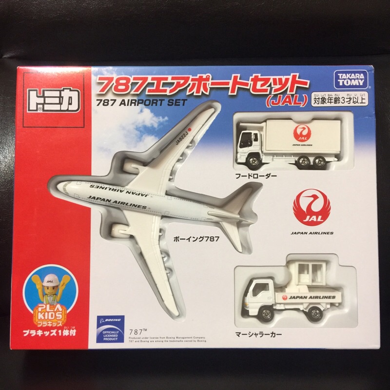 TOMICA 日本 JAL 波音787 客機地勤組