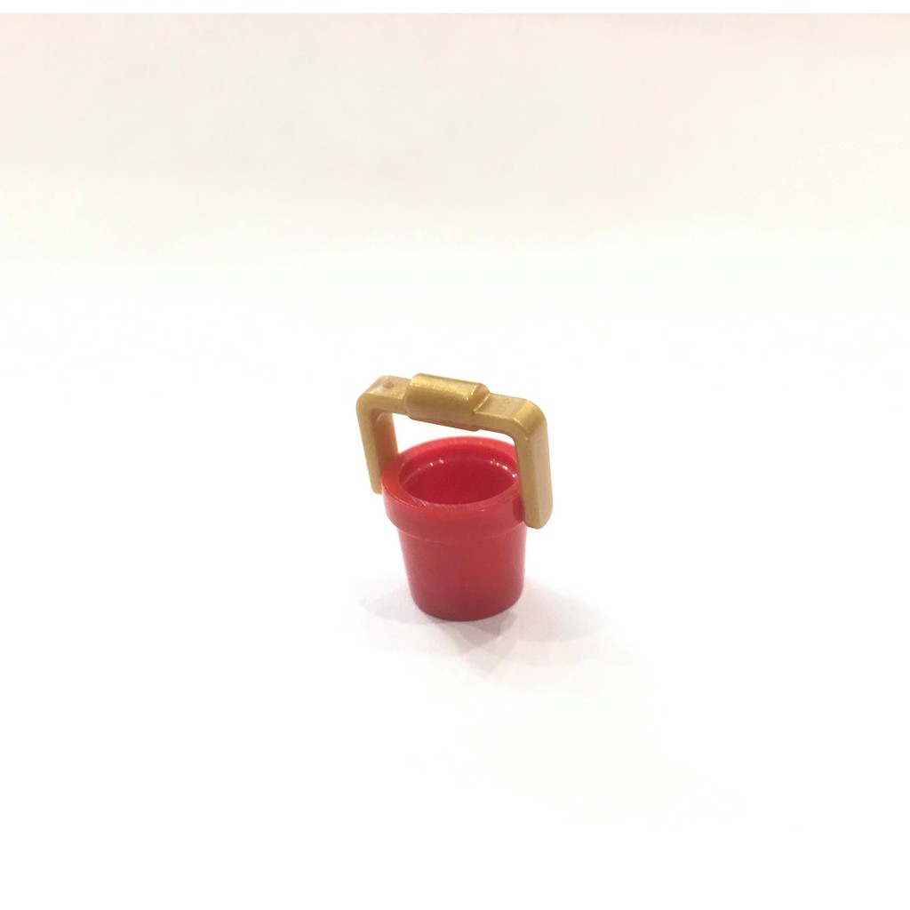 【金磚屋】LEGO 樂高 水桶 紅桶+珍珠金手把 (95343+95345)