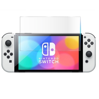 【就是要玩】現貨 NS Switch 9H硬度鋼化玻璃保護貼 全覆蓋抗指紋防爆高清透明 保護膜 週邊 配件 保貼 滿版