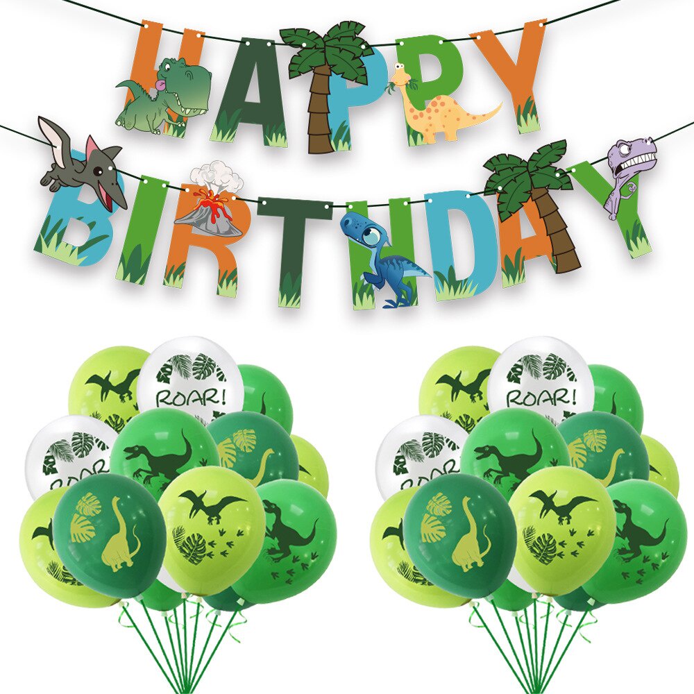 現貨 雙色恐龍生日氣球 恐龍氣球 恐龍主題 恐龍派對 寶寶周歲 鋁箔氣球 生日氣球 派對佈置 氣球派對
