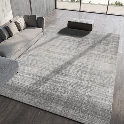 新款 現貨 極簡ins瑞地毯客廳輕奢高級沙發茶几毯北歐現代灰色臥室地墊家用素色地毯 加厚床邊短毛地毯