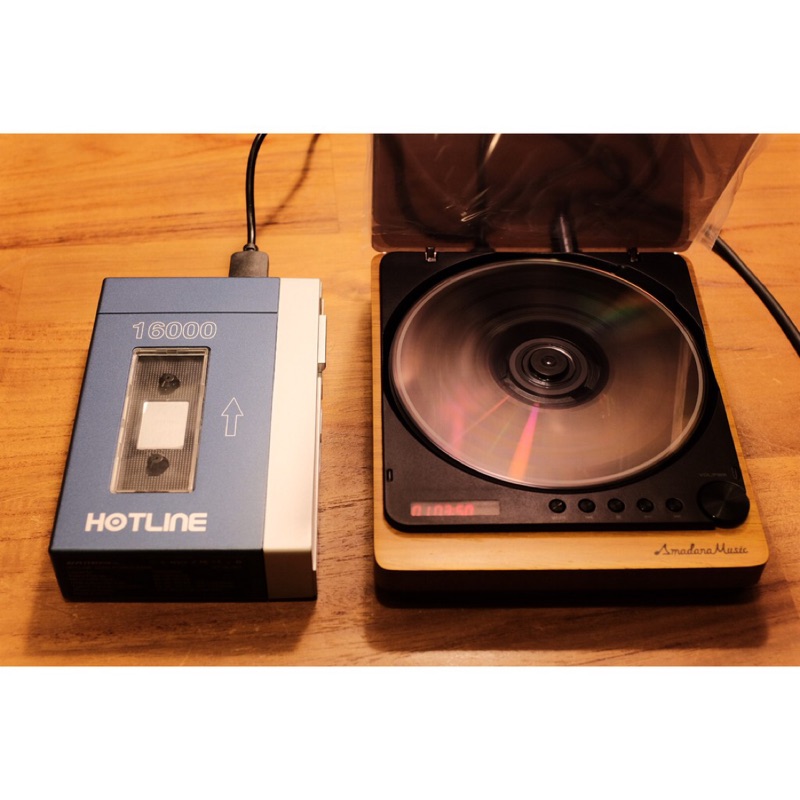 Amadana Music CD Player + TPS-L2 復古造型行動電源 組合優惠 [TPS L2][卡帶機]