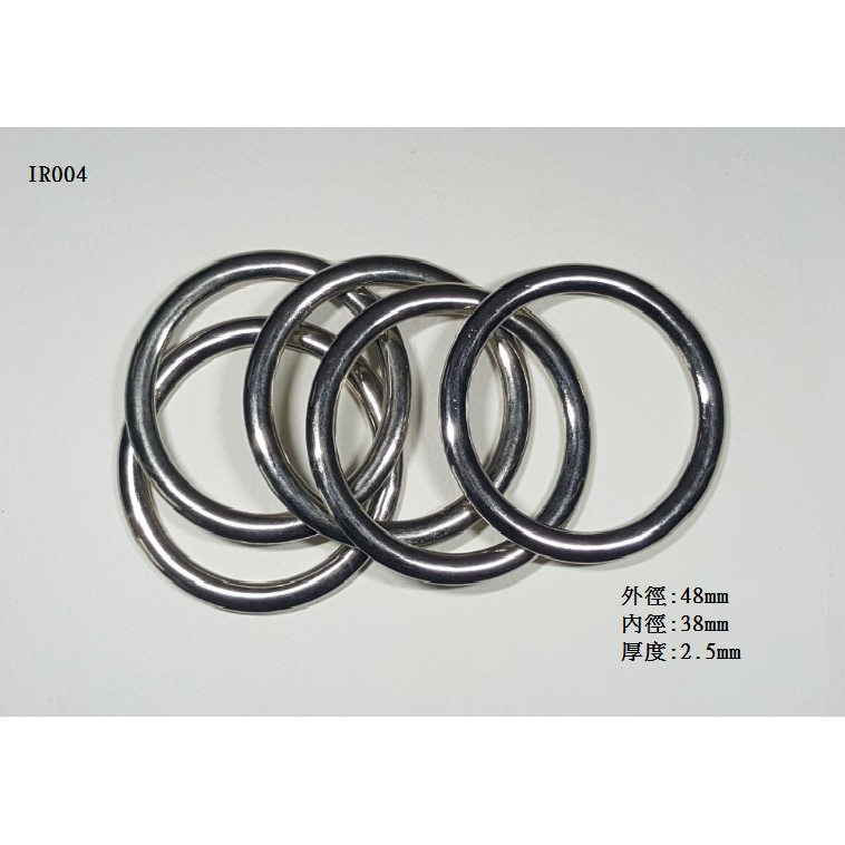 IR004   48MM   不鏽鋼環 圓環白鐵環 鐵圈 鐵環  配件裝飾  手工DIY材料