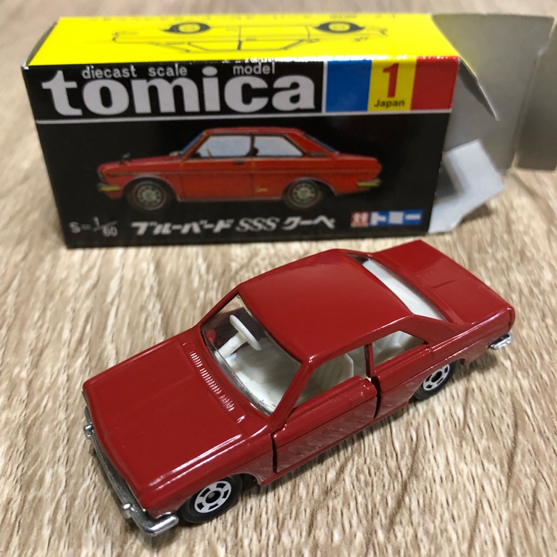 Tomica 絕版 中製 復刻舊黑盒 Nissan BlueBird SSS 1