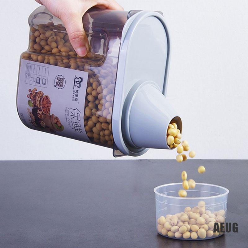 Aiu 食品儲存容器密閉容器穀物和乾塑料容器 蝦皮購物
